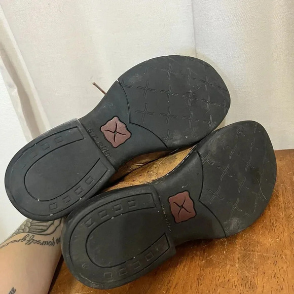 Twisted X Steel Toe EZ Rider Boots Leather Work Chore Barn Equestrian Riding 7 M - Picture 4 of 16